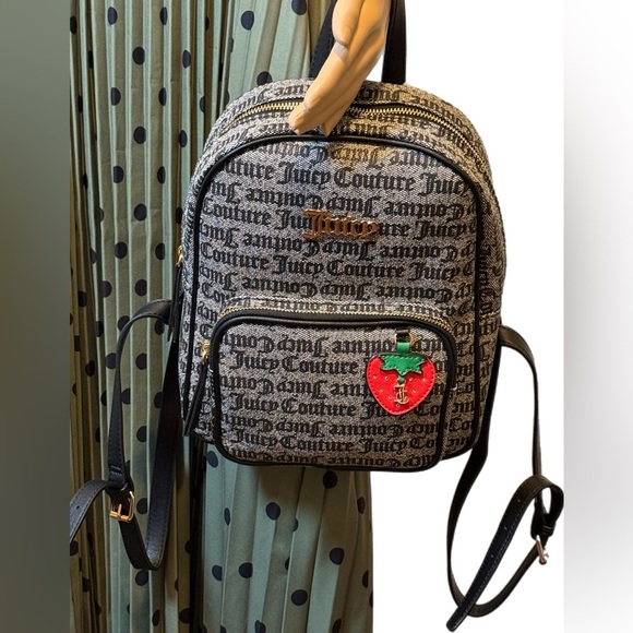Juicy Couture Monogram Freshly Picked Strawberry Backpack main image 5
